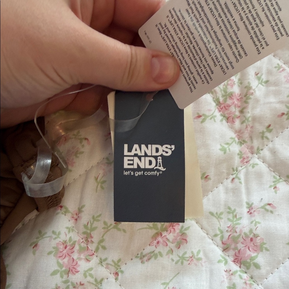 Lands’ End Brown One Piece Swimsuit Size 8 NWT | Tummy Control Swim - Picture 3 of 3